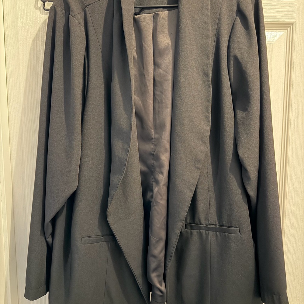 torrid Black Open-Front Blazer